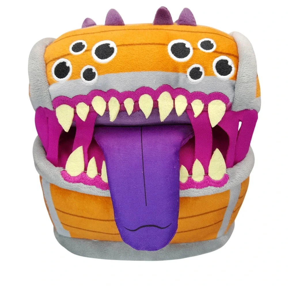 Dungeons & Dragons Mimic Plush Toy Orange Treasure Chest Monster Monster 6.5in